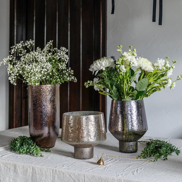 Ivyline Opulent Metallic Tall Vase