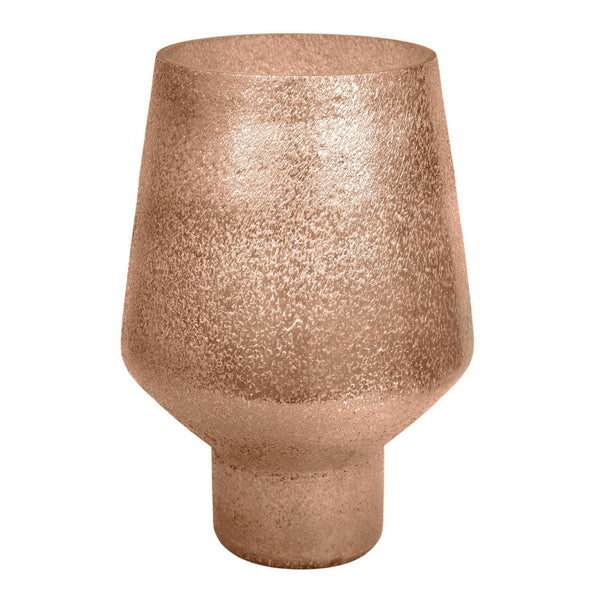 ivyline Opulent Tall Curved Metallic Vase