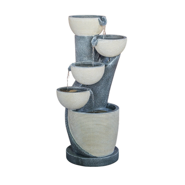 Ivyline Outdoor Cascading Bowl Waterfeature