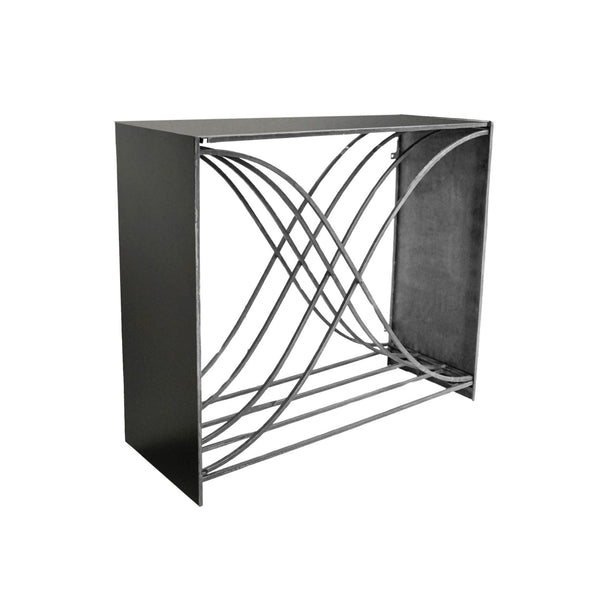 ivyline Outdoor X shape Log Storage