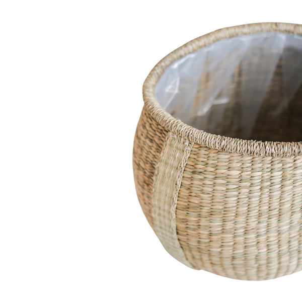 Ivyline Pando Seagrass Basket Natural Set Of 2