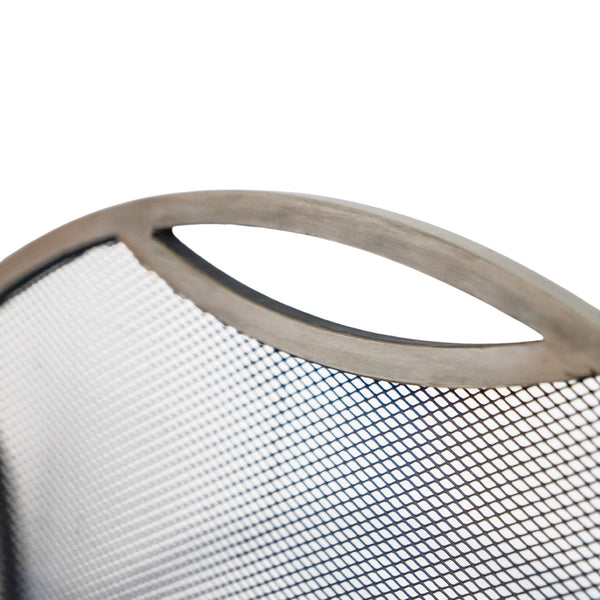 Ivyline Pewter Curved Surround Fire Screen