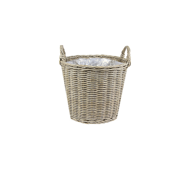 ivyline Polyrattan Lined Planter