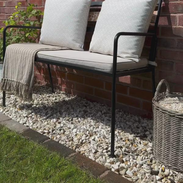 Ivyline Polyrattan Set Of Two Lined Planters