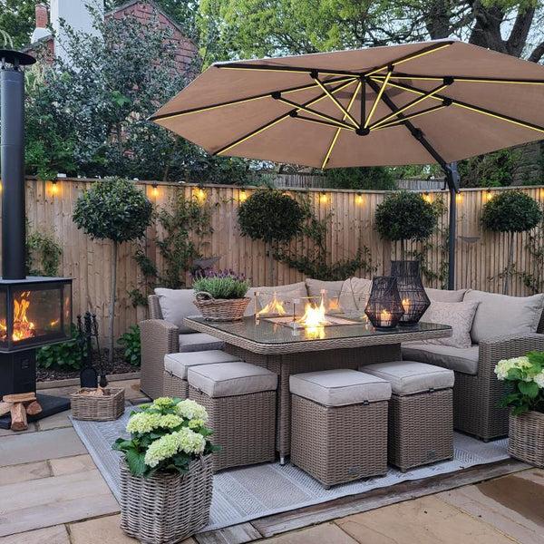 Ivyline Portofino Curve Wirework Lantern