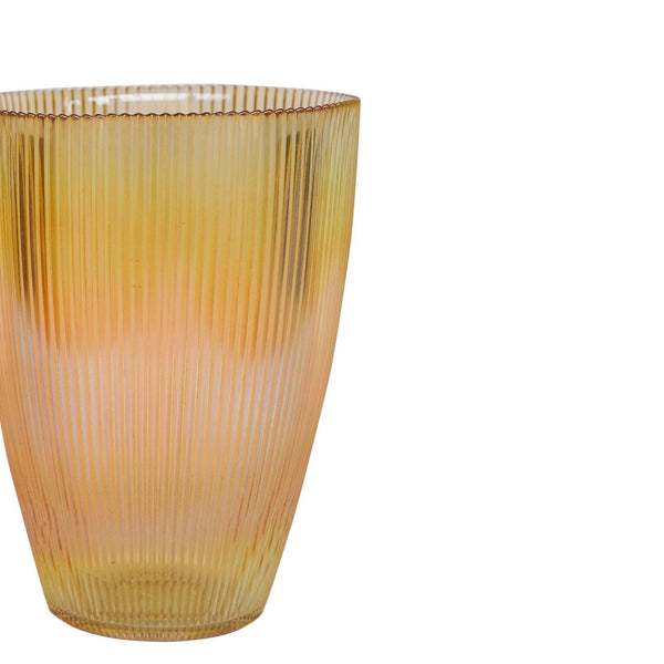 Ivyline Ribbed Tall Vase