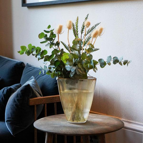 Ivyline Ribbed Vase