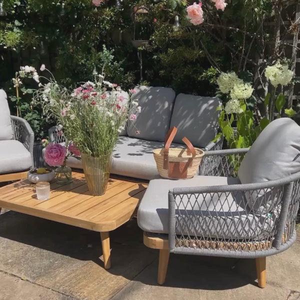 Ivyline Rippled Glass Vase