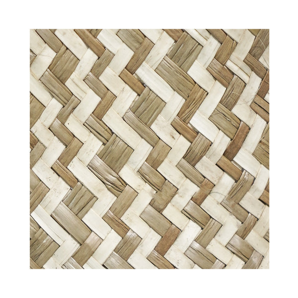 Ivyline Seagrass Chevron Lined Basket