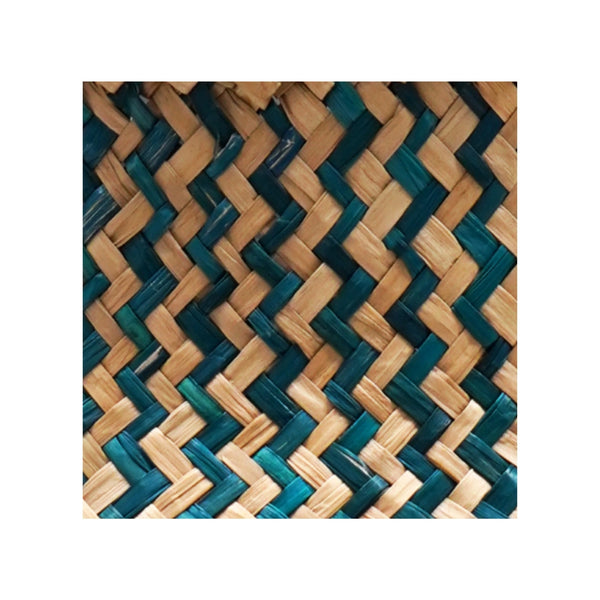 Ivyline Seagrass Chevron Lined Basket