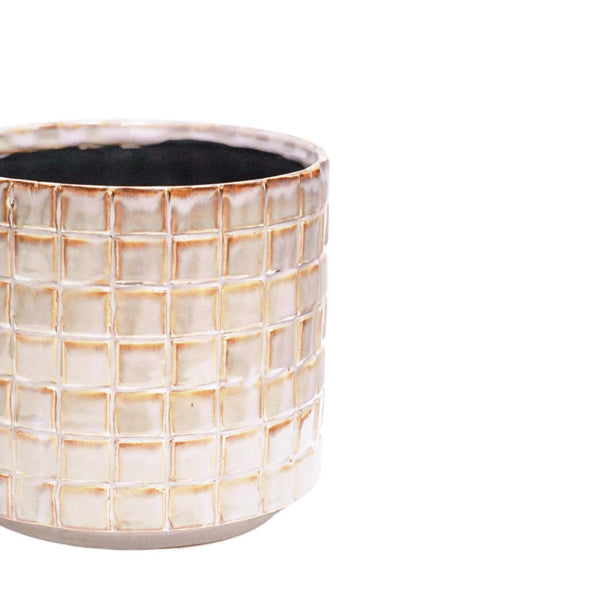 Ivyline Tarah Textured Glaze Planter