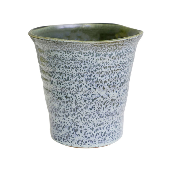 ivyline Vallo Reactive Glaze Tapered Planter