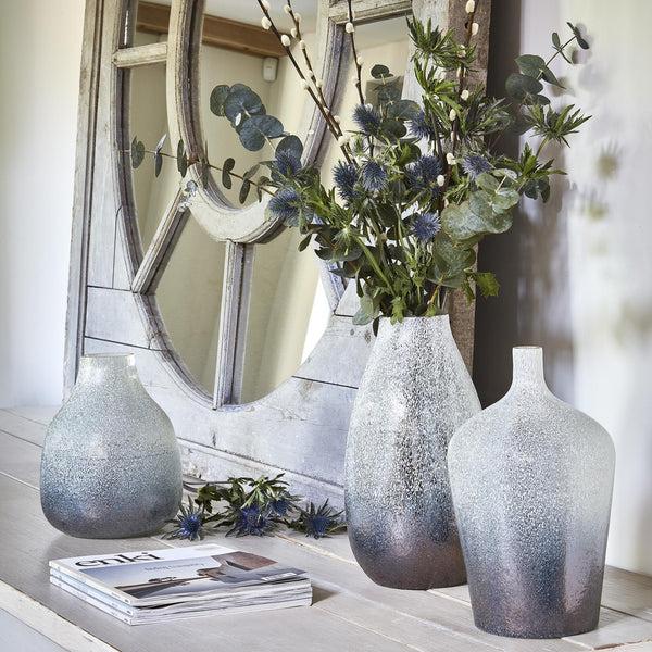 Ivyline Verre Stem Frosted Vase