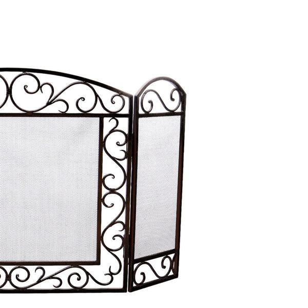 Ivyline Vintage Style Iron Firescreen
