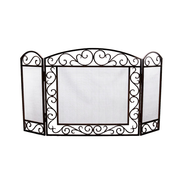ivyline Vintage Style Iron Firescreen