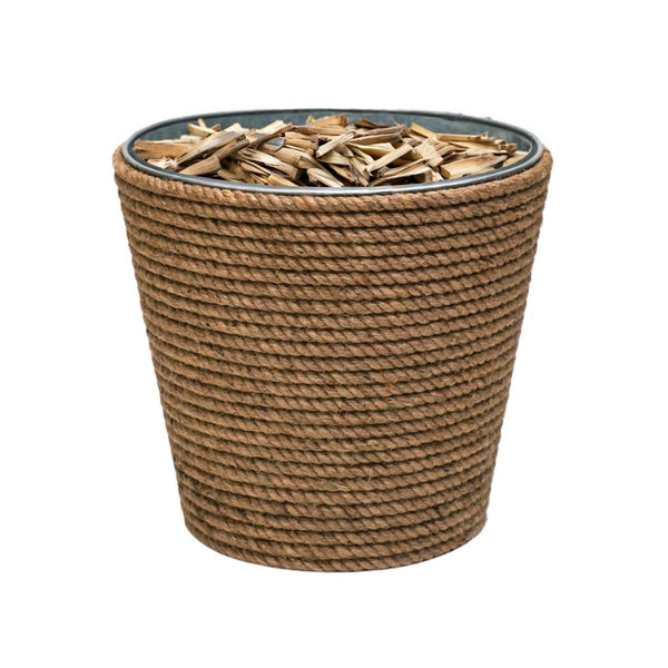 Ivyline Jute/Galvanised Steel Christmas Tree Bucket