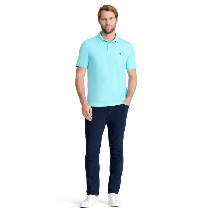 Izod ADVANTAGE PERFORMANCE SHORT SLEEVE POLO - BLUE RADIANCE