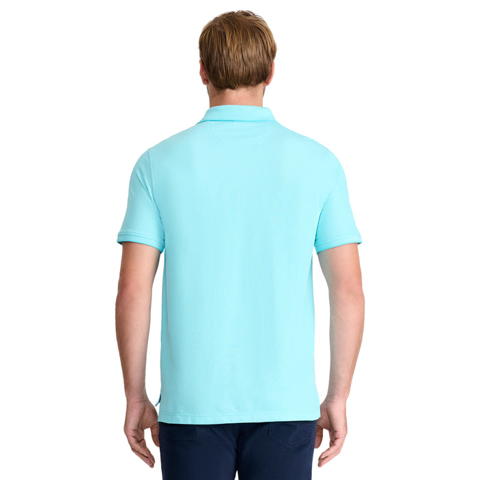 Izod ADVANTAGE PERFORMANCE SHORT SLEEVE POLO - BLUE RADIANCE