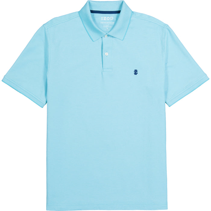 Izod ADVANTAGE PERFORMANCE SHORT SLEEVE POLO - BLUE RADIANCE