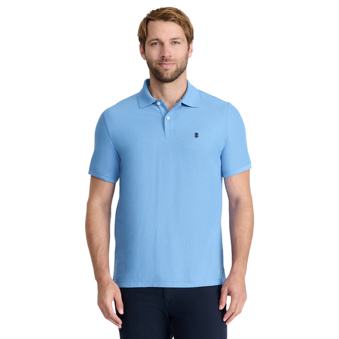 izod ADVANTAGE PERFORMANCE SHORT SLEEVE POLO - BLUE REVIVAL