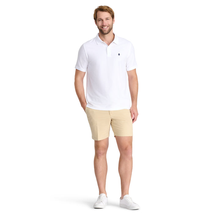 Izod ADVANTAGE PERFORMANCE SHORT SLEEVE POLO - BRIGHT WHITE