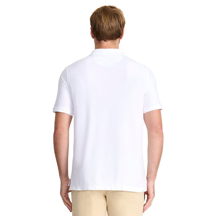 Izod ADVANTAGE PERFORMANCE SHORT SLEEVE POLO - BRIGHT WHITE