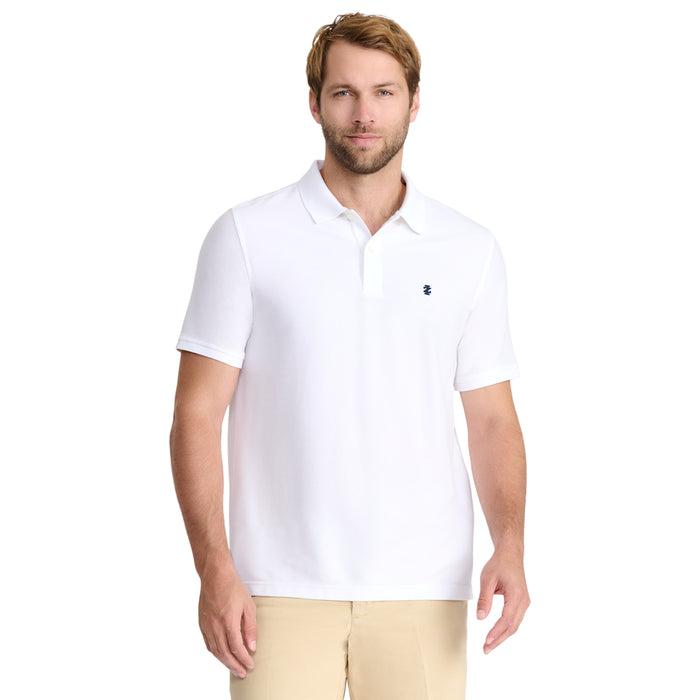 izod ADVANTAGE PERFORMANCE SHORT SLEEVE POLO - BRIGHT WHITE