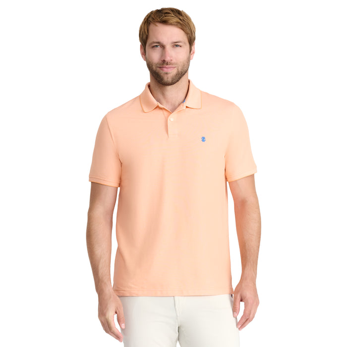 izod ADVANTAGE PERFORMANCE SHORT SLEEVE POLO - CANTALOPE