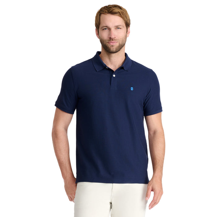 izod ADVANTAGE PERFORMANCE SHORT SLEEVE POLO - PEACOAT