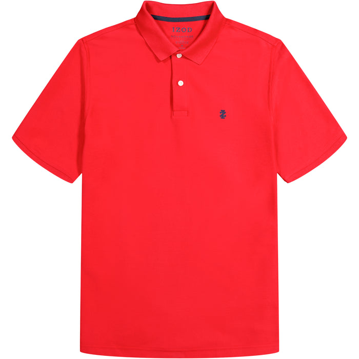 Izod ADVANTAGE PERFORMANCE SHORT SLEEVE POLO - REAL RED