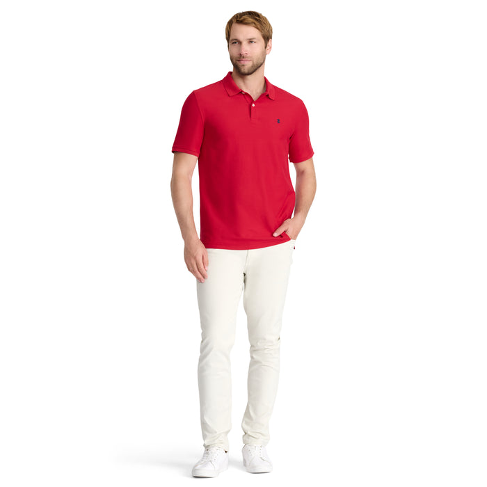 Izod ADVANTAGE PERFORMANCE SHORT SLEEVE POLO - REAL RED