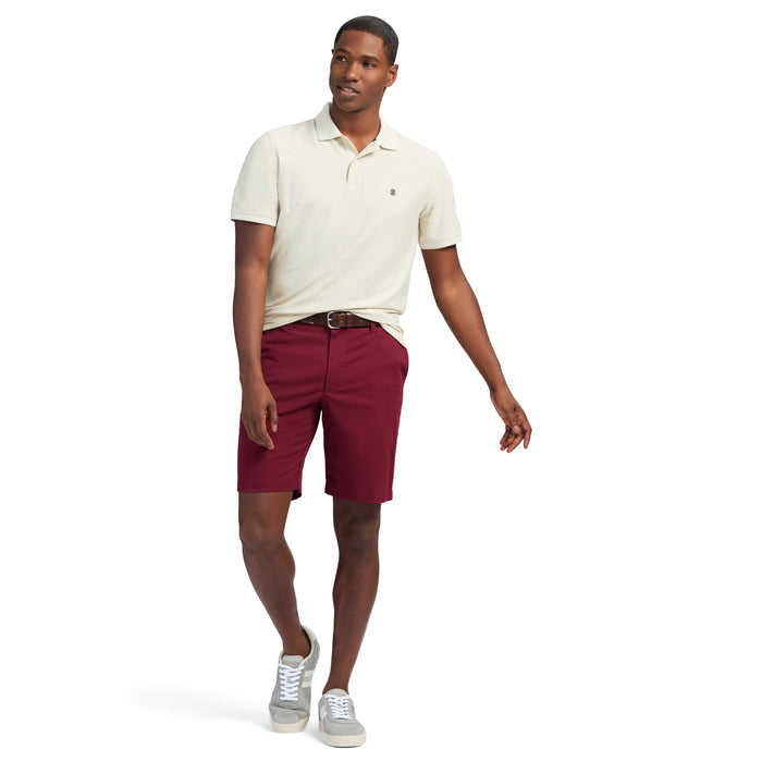 Izod ADVANTAGE PERFORMANCE SHORT SLEEVE POLO - ROCK HEATHER