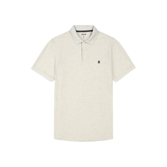 Izod ADVANTAGE PERFORMANCE SHORT SLEEVE POLO - ROCK HEATHER