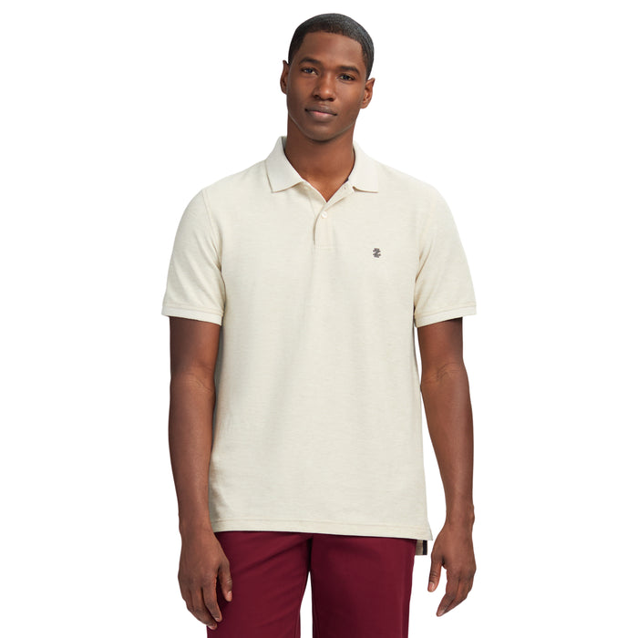 izod ADVANTAGE PERFORMANCE SHORT SLEEVE POLO - ROCK HEATHER