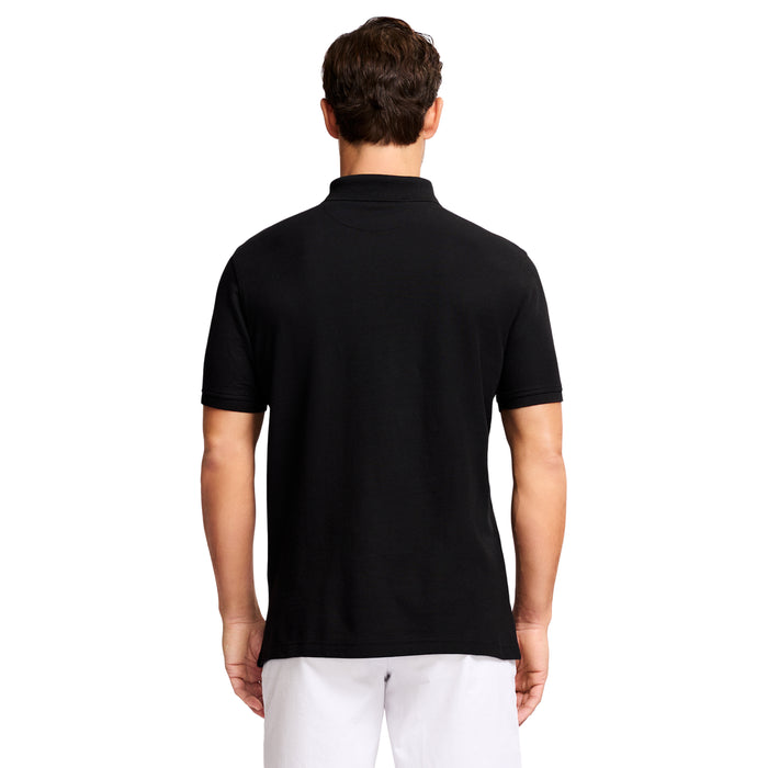 Izod ADVANTAGE PERFORMANCE SHORT SLEEVE POLO SLIM - BLACK