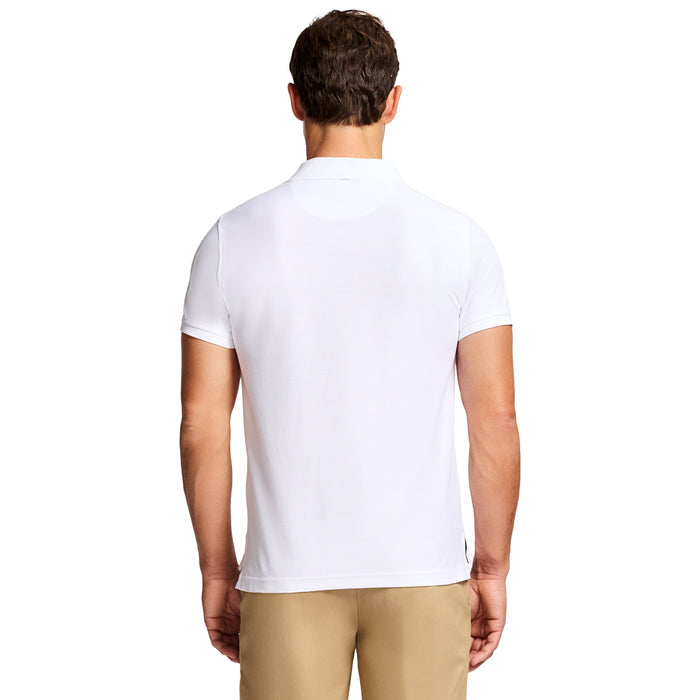 Izod ADVANTAGE PERFORMANCE SHORT SLEEVE POLO SLIM - BRIGHT WHITE