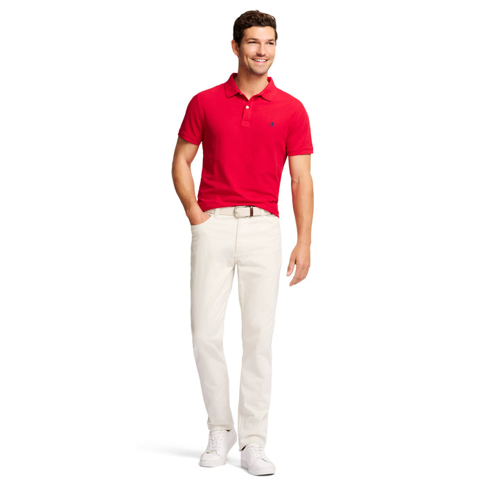Izod ADVANTAGE PERFORMANCE SHORT SLEEVE POLO SLIM - REAL RED