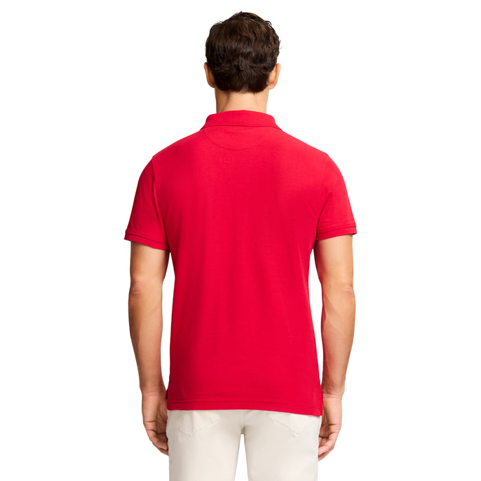 Izod ADVANTAGE PERFORMANCE SHORT SLEEVE POLO SLIM - REAL RED