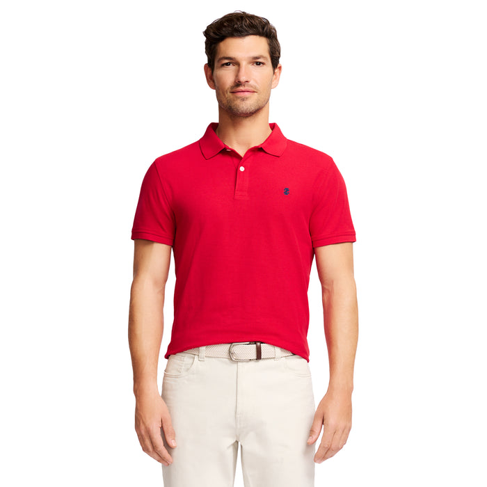 izod ADVANTAGE PERFORMANCE SHORT SLEEVE POLO SLIM - REAL RED