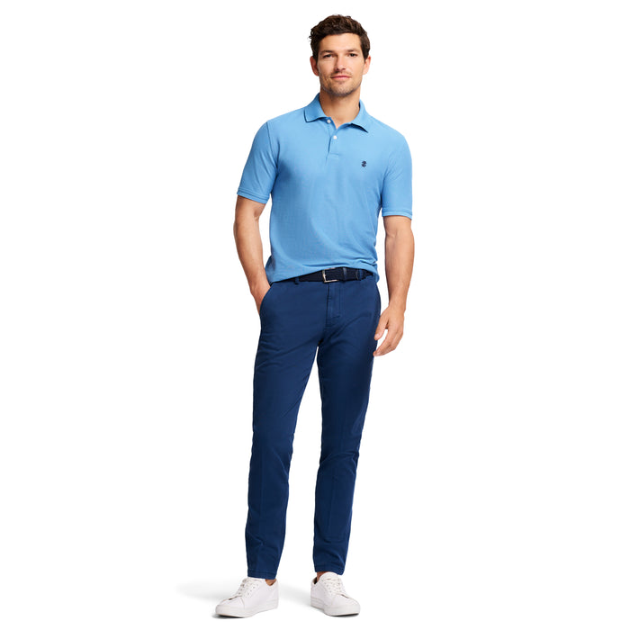Izod ADVANTAGE PERFORMANCE SHORT SLEEVE SLIM FIT POLO - BLUE REVIVAL