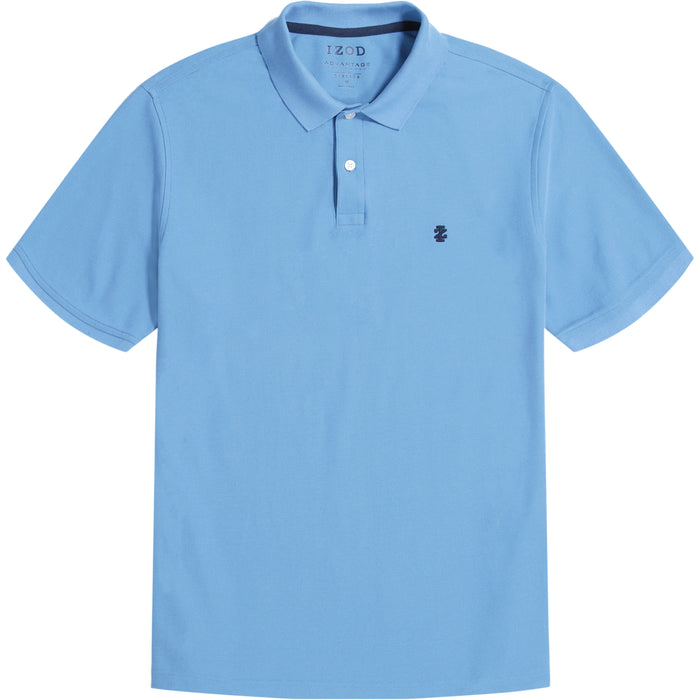 Izod ADVANTAGE PERFORMANCE SHORT SLEEVE SLIM FIT POLO - BLUE REVIVAL