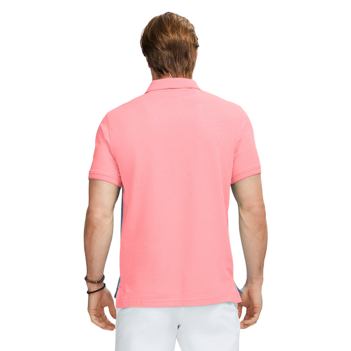 Izod ADVANTAGE PERFORMANCE SHORT SLEEVE STRIPE POLO - DUBARRY