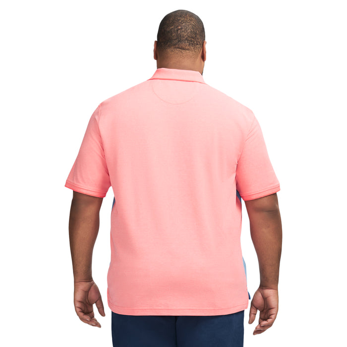 Izod BIG & TALL ADVANTAGE PERFORMANCE SHORT SLEEVE STRIPE POLO - DUBARRY