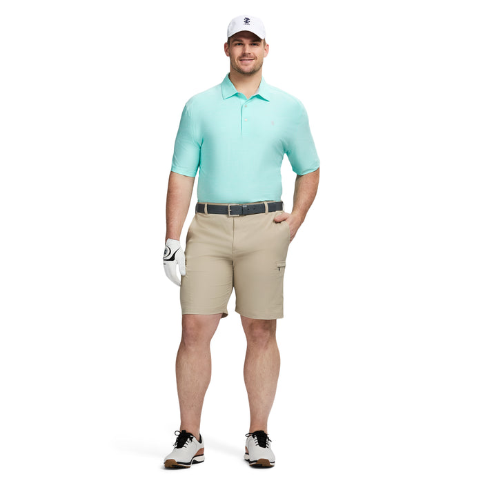 Izod BIG & TALL GOLF SWINGFLEX ELITE POLO - LIMPET SHELL