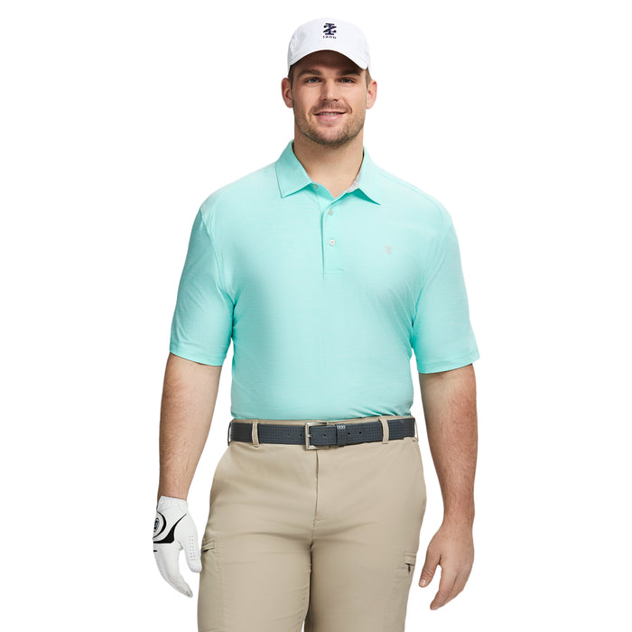 izod BIG & TALL GOLF SWINGFLEX ELITE POLO - LIMPET SHELL