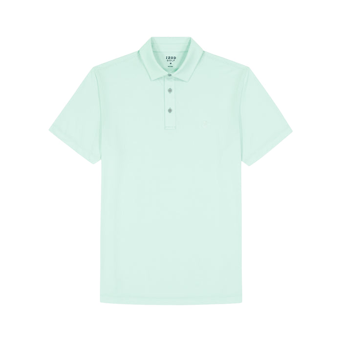 Izod BIG & TALL GOLF SWINGFLEX MESH POLO - LIMPET SHELL