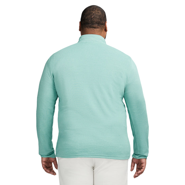 Izod BIG & TALL PERFORMANCE COMFORT QUARTER ZIP - BERYL GREEN