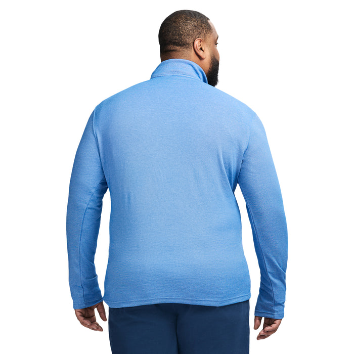 Izod BIG & TALL PERFORMANCE COMFORT QUARTER ZIP - BRIGHT COBALT