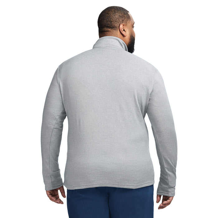Izod BIG & TALL PERFORMANCE COMFORT QUARTER ZIP - SMOKED PEARL