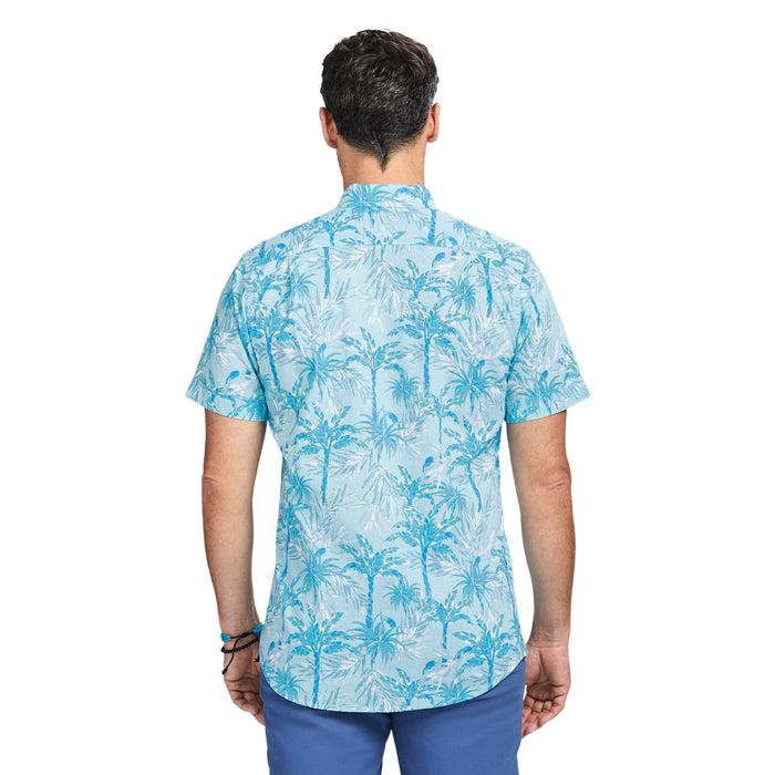 Izod DOCKSIDE SHORT SLEEVE CHAMBRAY PRINTS - ATOMIZER